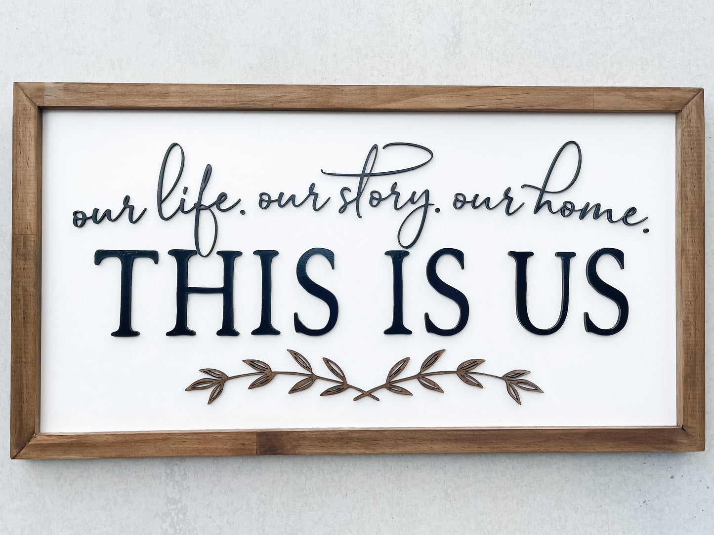 Personalised Family Wood Signs