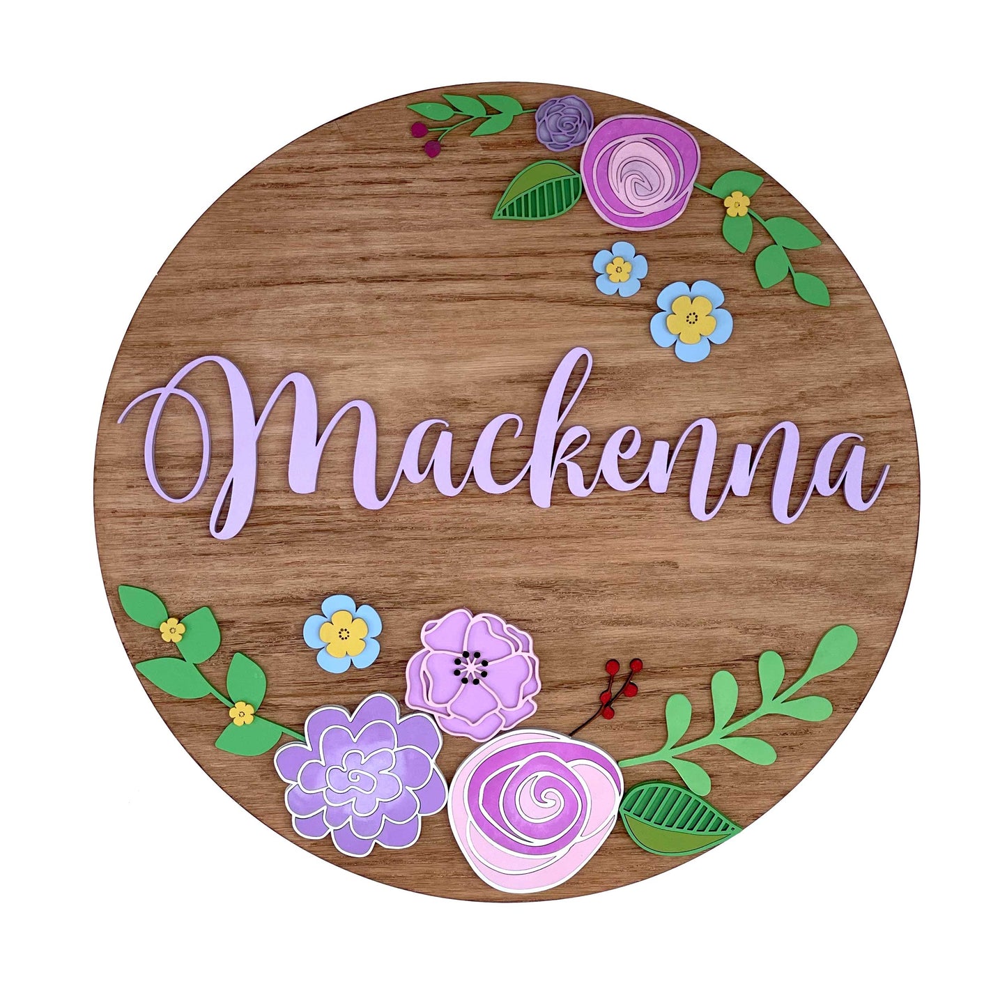 Nursery Name Plaque for Girls