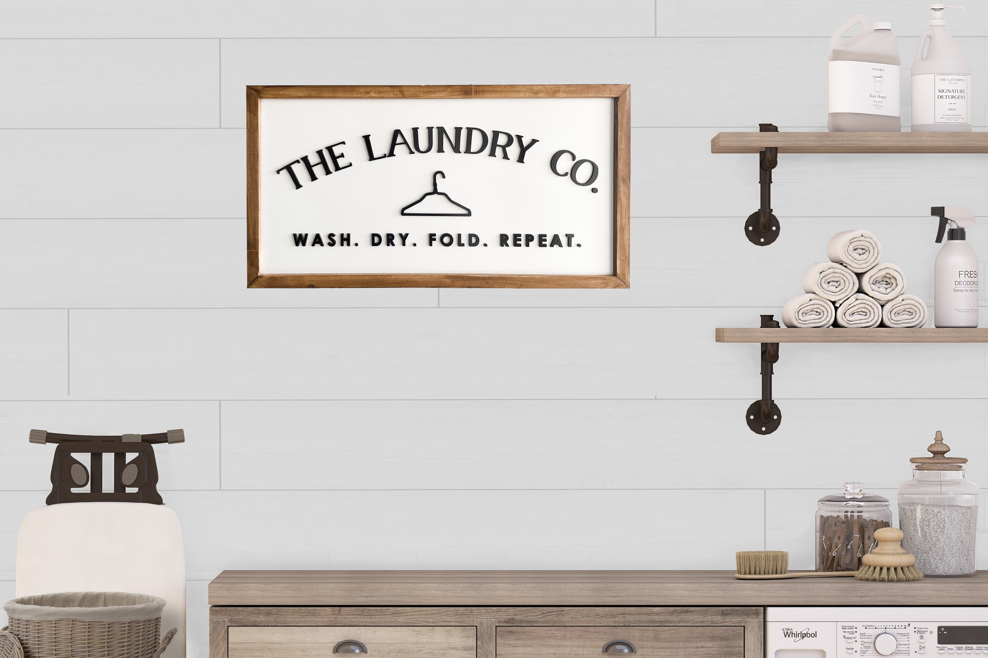 Farmhouse Laundry Decor